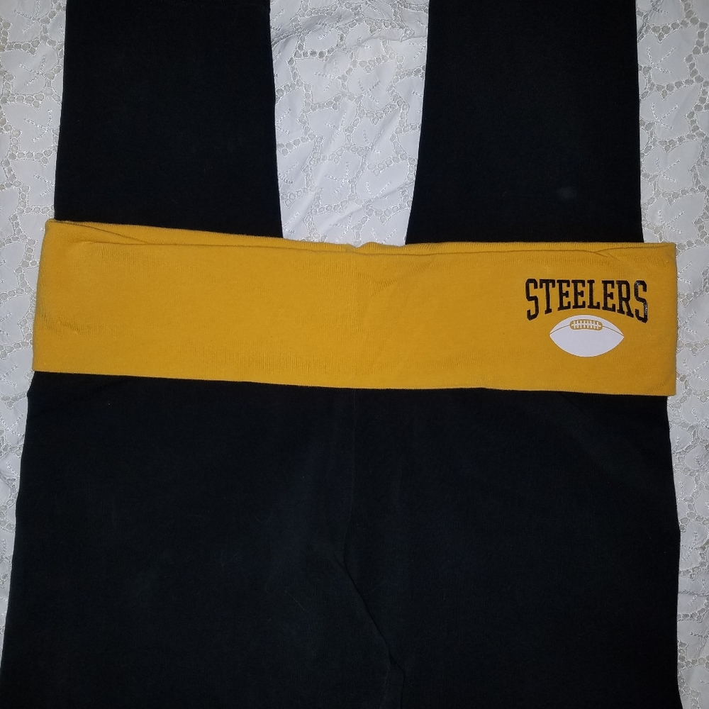 Steelers Victoria's Secret PINK yoga pants